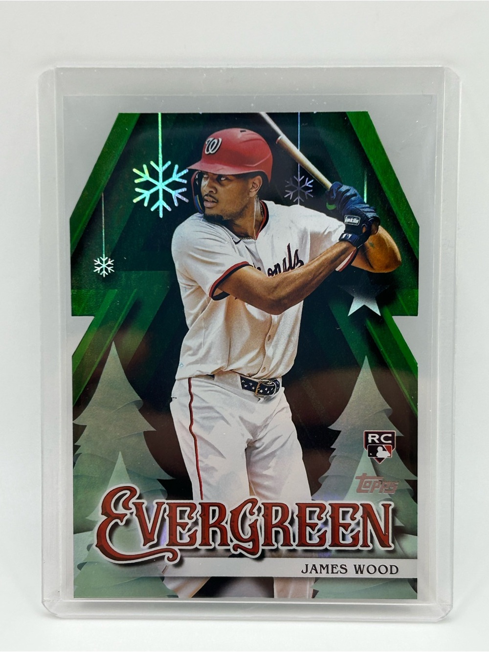Topps Evergreen James Wood Holiday Baseball Card - E5 🎄